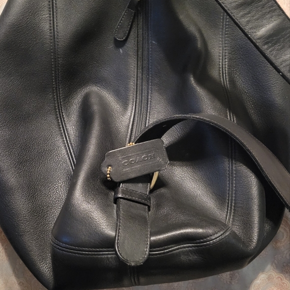 Vintage Black Coach Backpack - Picture 7 of 10